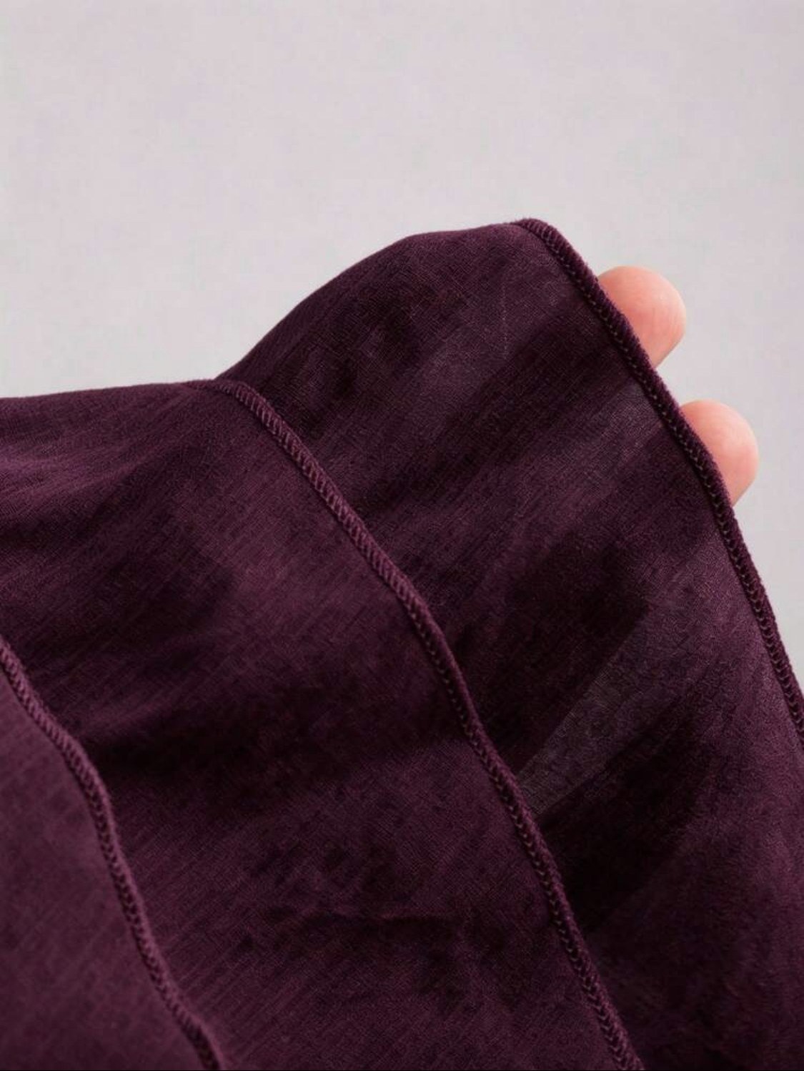 Bordeaux ruffle mini dress — view 5