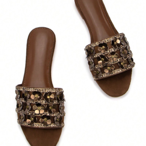 Bronze metal flower slides