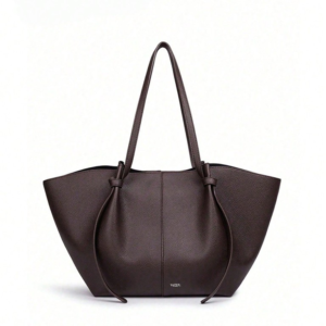 Chocolate sculptural tote